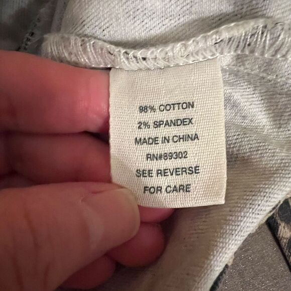 NWOT Women's Mudd Cheetah Leopard Animal Print Denim Jean Jacket Size MEDIUM - Picture 5 of 5